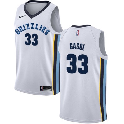Nike Memphis Grizzlies #33 Marc Gasol White Youth NBA Swingman Association Edition Jersey